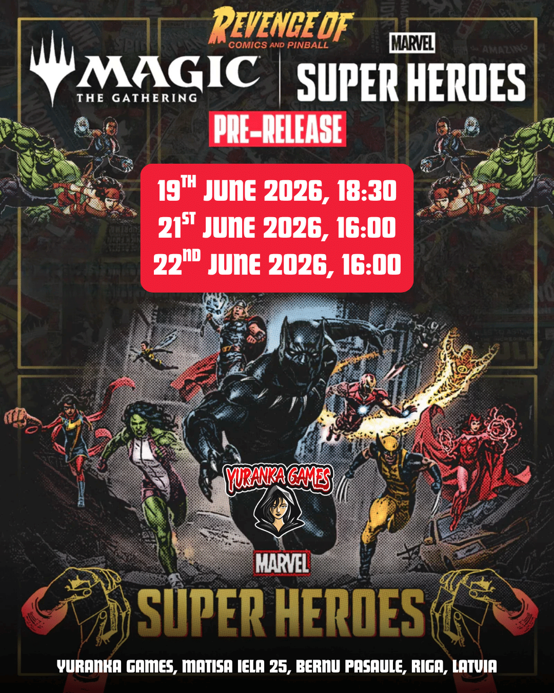 Magic: The Gathering – Marvel Super Heroes Pre-Release Event - Saturday