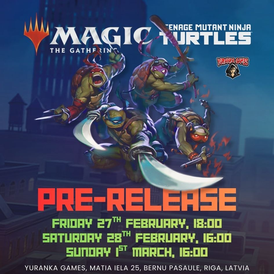 Magic: The Gathering – Teenage Mutant Ninja Turtle Pre-Release Event Saturday