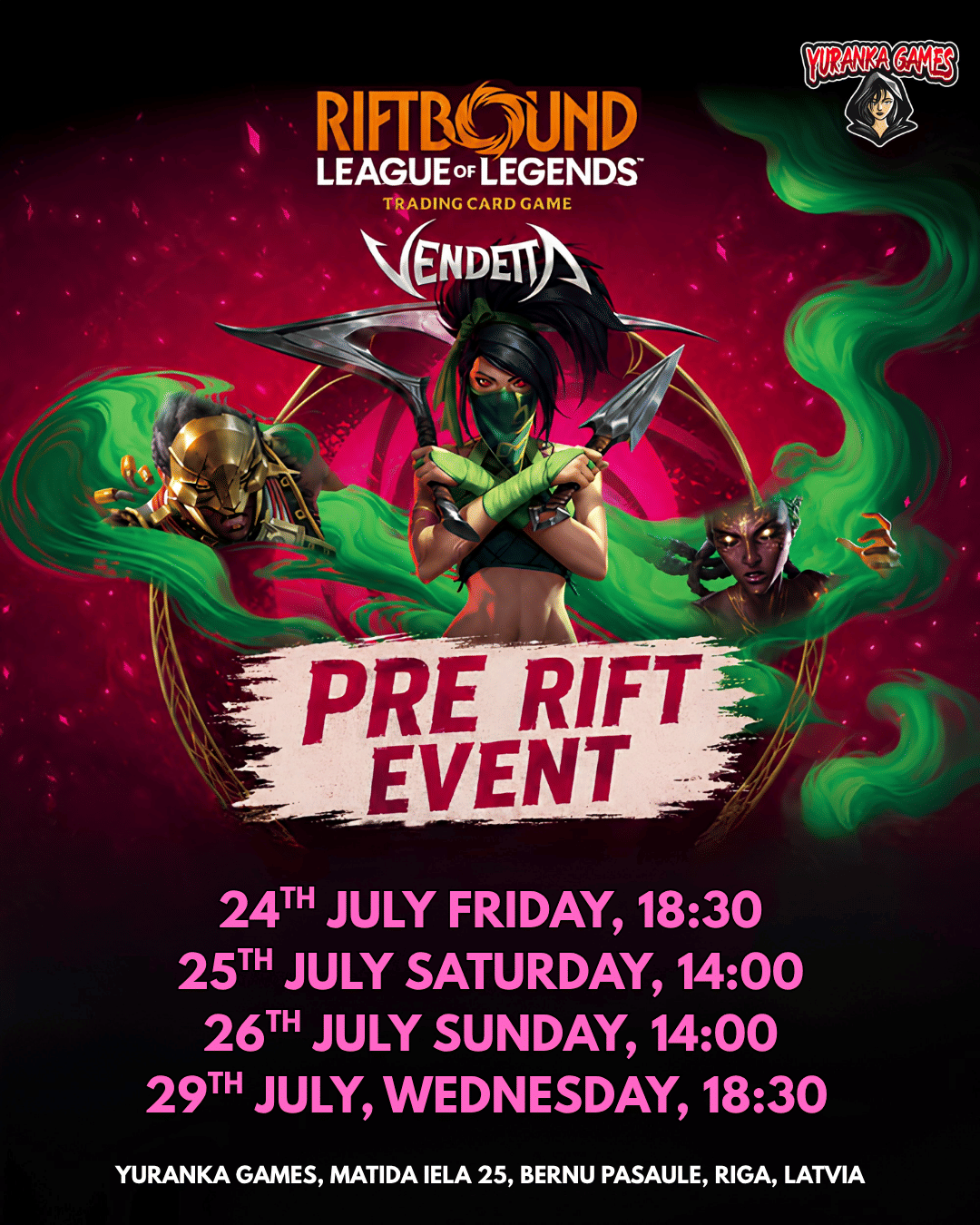 Riftbound: Vendetta – Pre-Rift Event - Friday