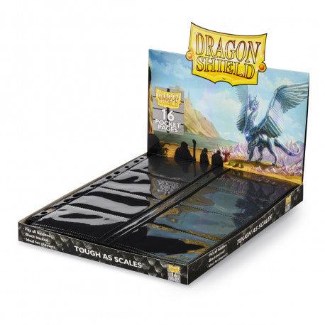 Dragon Shield 16 Pocket Pages - Centerloaded - Clear front (Box)