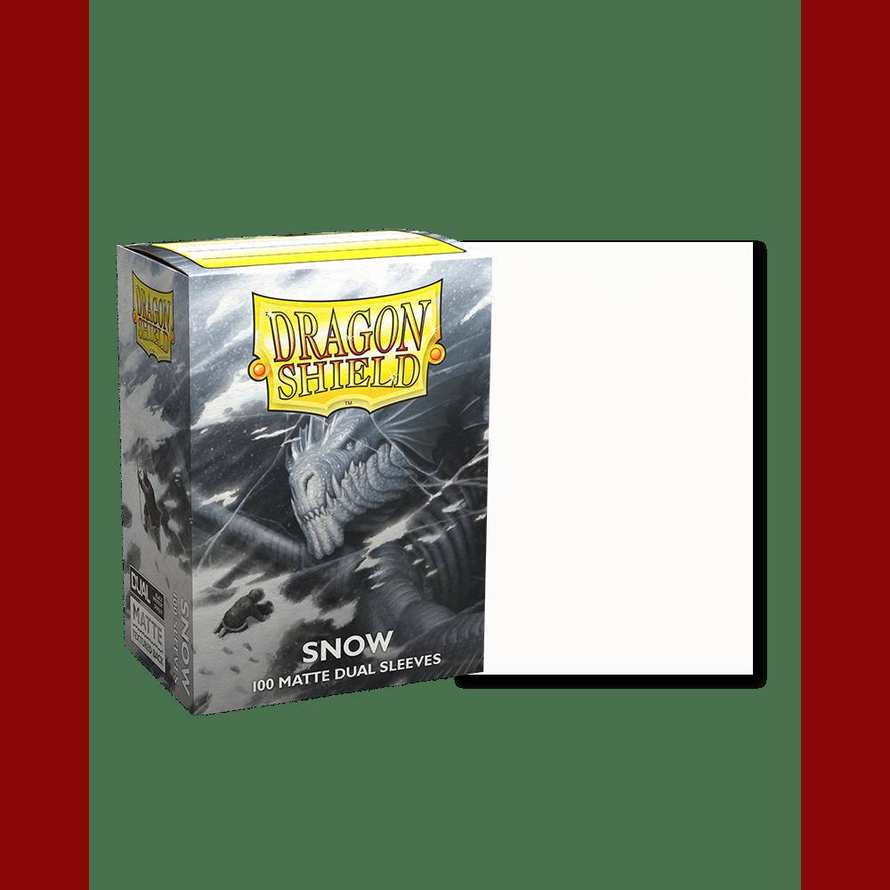Dragon Shield 100 Matte Dual Card Sleeves Snow