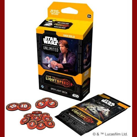 StarWars Unlimited Jump to Lightspeed: Spotlight Deck: Han Solo