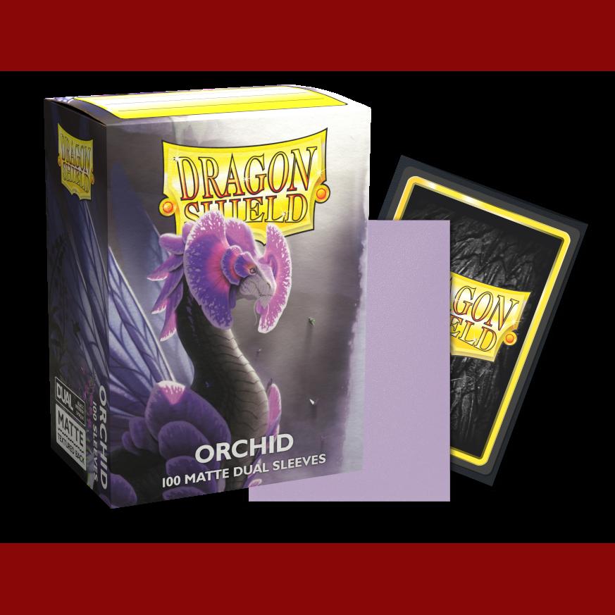 100 Dragon Shield Sleeves - Matte Dual Orchid