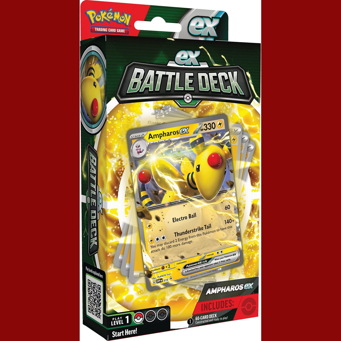 Pokemon Ampharos ex Battle Deck