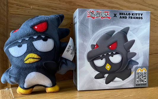 Yu-Gi-Oh x Hello Kitty and Friends Red-Eyes Black Dragon Bad Badtz-Maru Pocket Doll