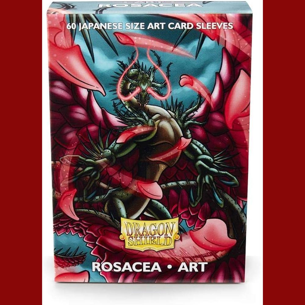 Dragon Shield 60 Japanese Size Card Art Card Sleeves Rosacea