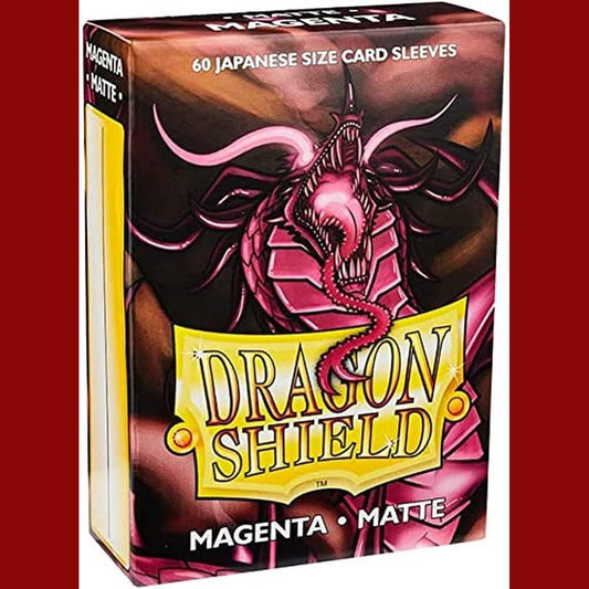 Dragon Shield 60 Japanese Size Card Sleeves Magenta Matte