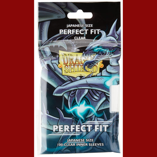100 Small Dragon Shield Perfect Fit Sleeves - Clear