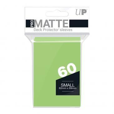Ultra Pro Matte 60 Small Sleeves: Lime Green