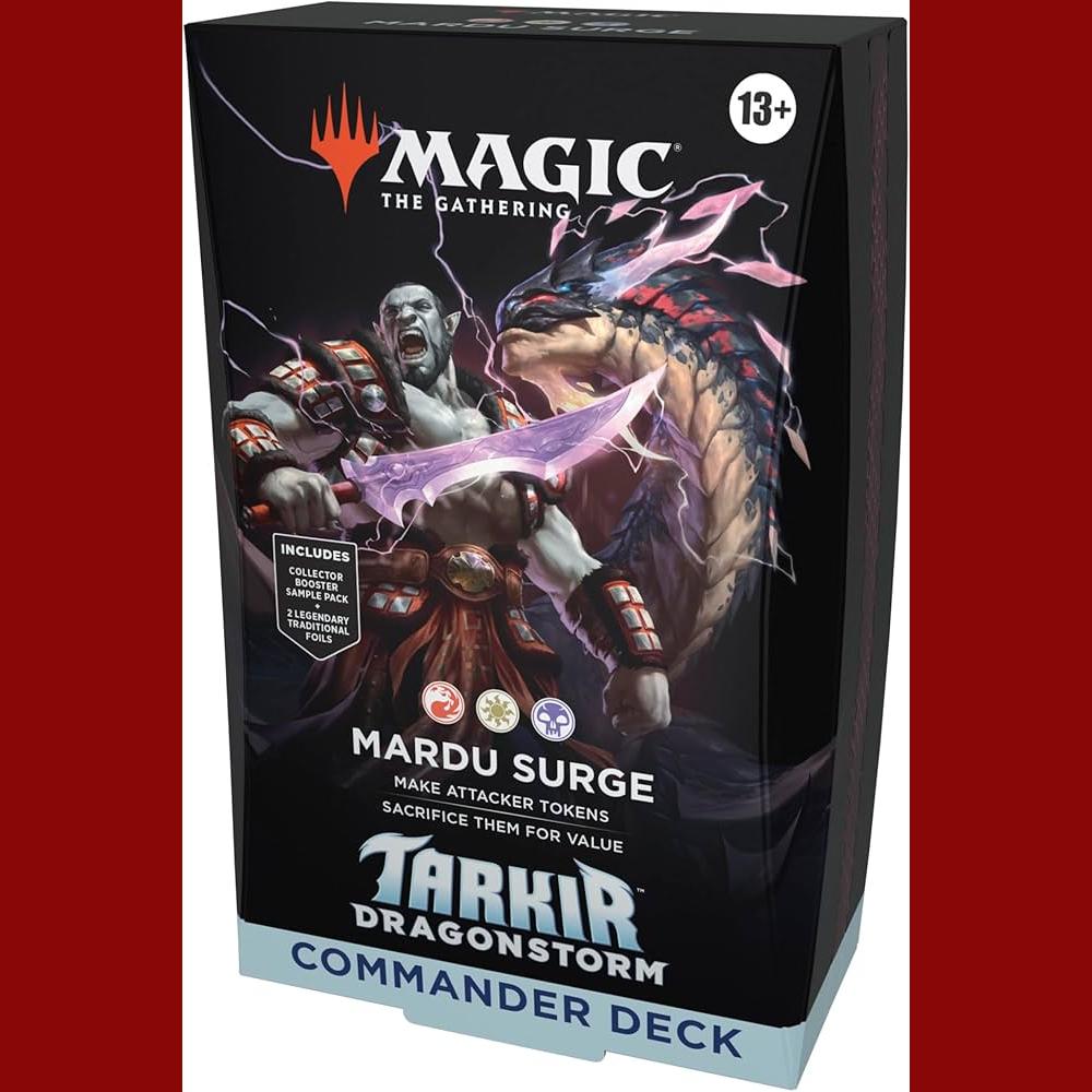 Magic:The Gathering - Tarkir Dragonstorm Commander Deck Mardu Surge