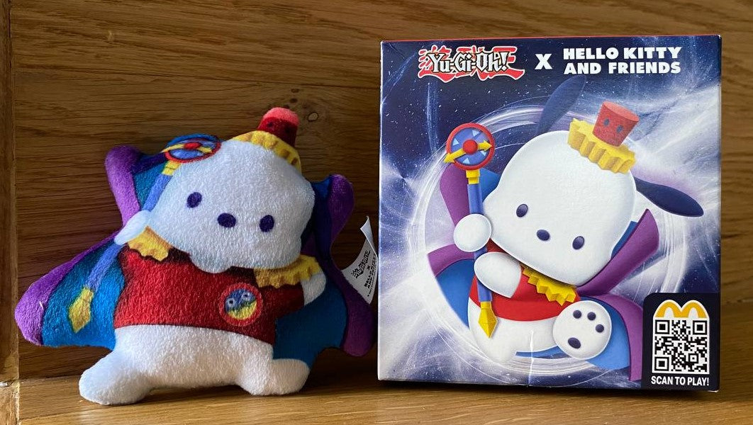 Yu-Gi-Oh x Hello Kitty and Friends Time Wizard Pochacco Pocket Doll