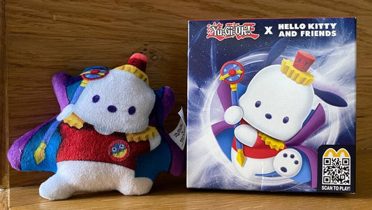 Yu-Gi-Oh x Hello Kitty and Friends Time Wizard Pochacco Pocket Doll