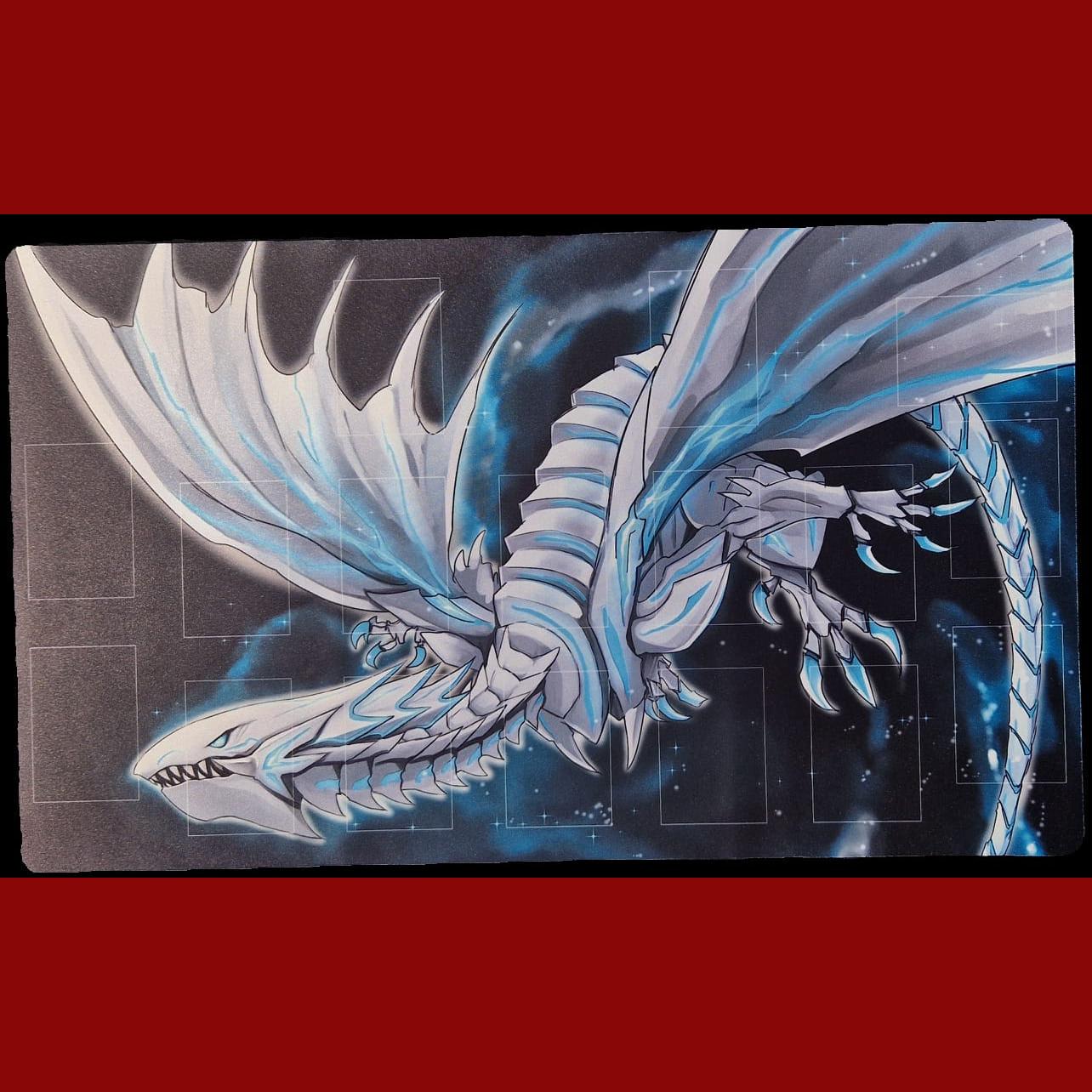 Yu-Gi-Oh Blue Eyes White Dragon Playmat