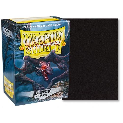 Dragon Shield 100 Standard Size Card Sleeves Black Matte