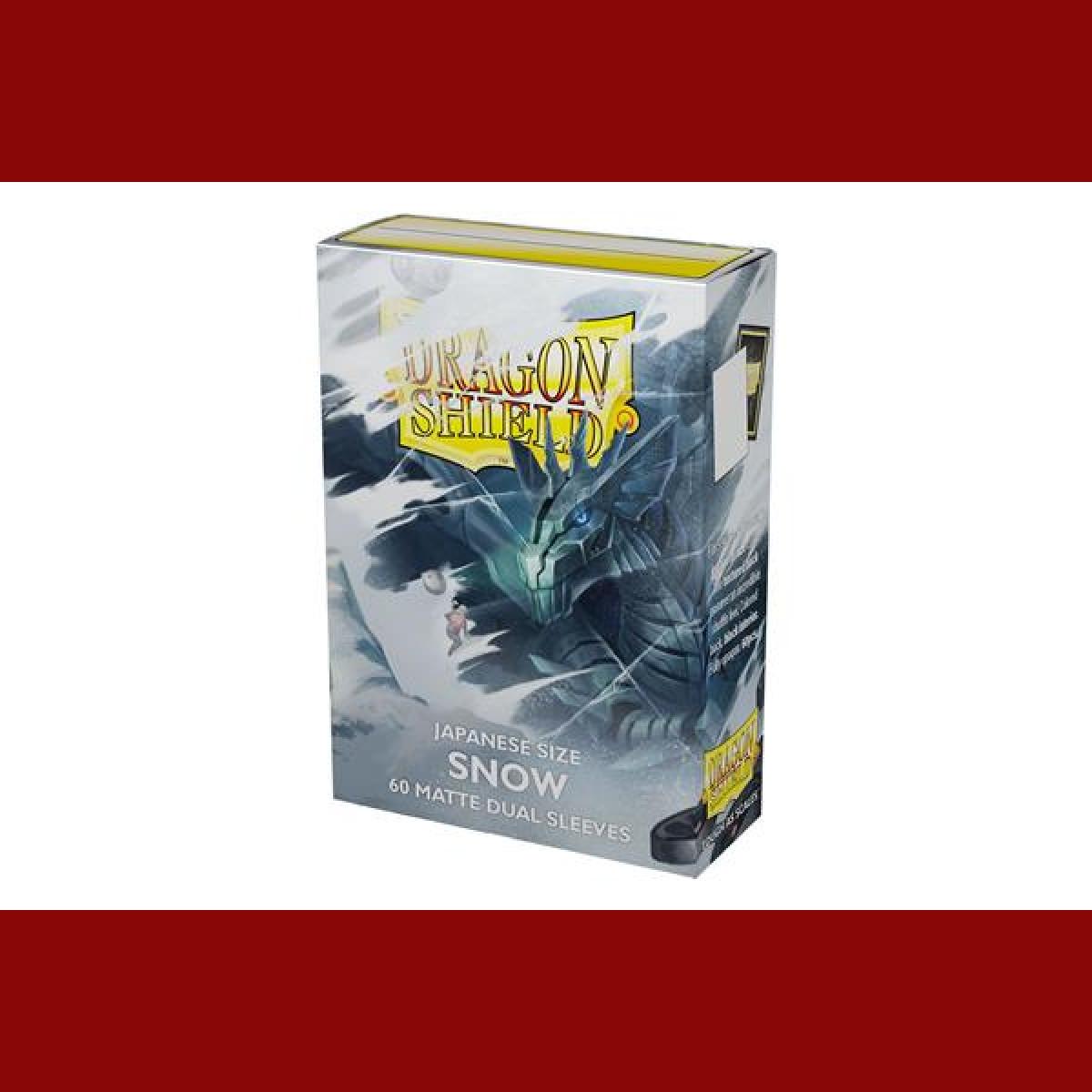 Dragon Shield 60 Dual Matte Snow Japanese Size Card Sleeves
