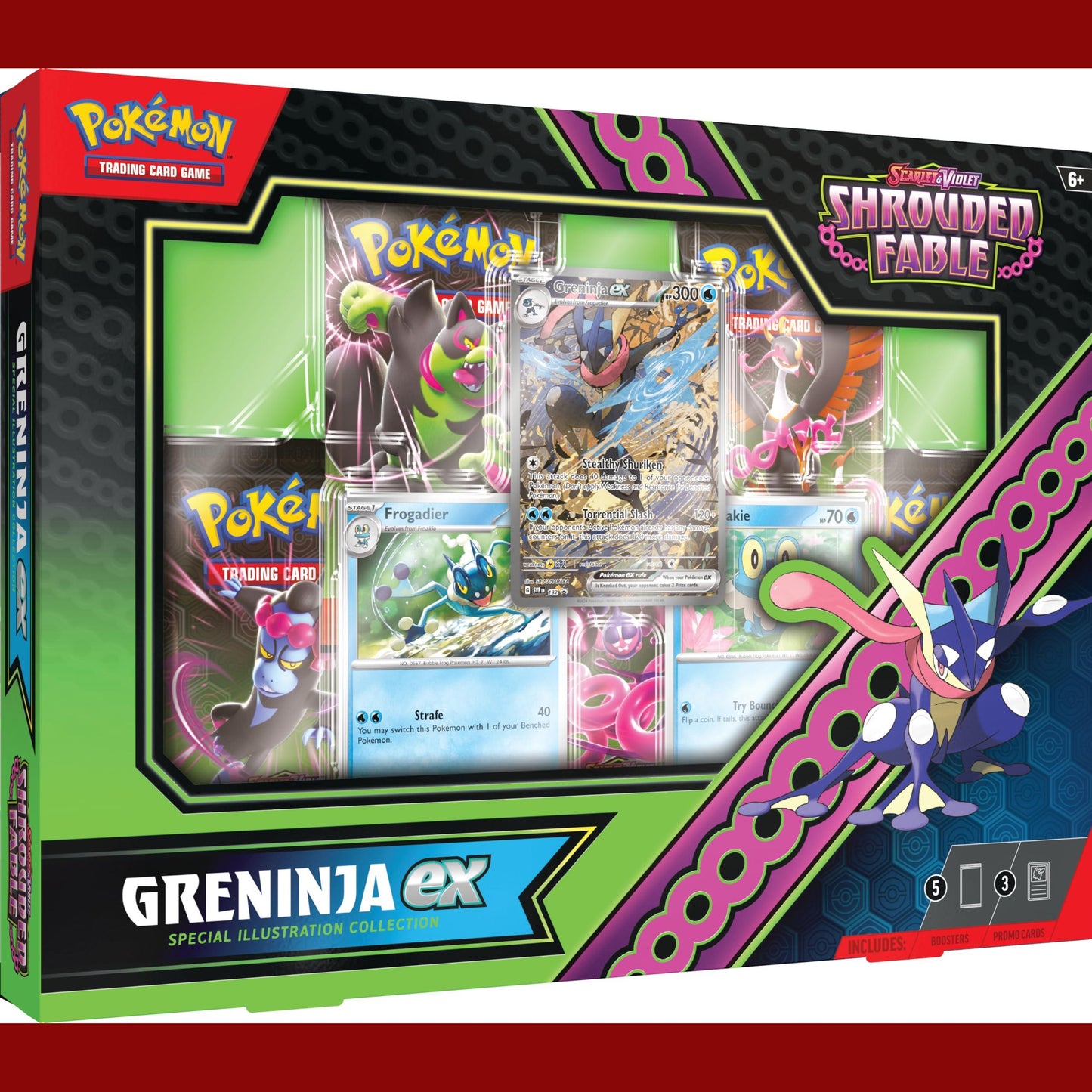 Pokemon Scarlet & Violet Shrouded Fable Greninja EX