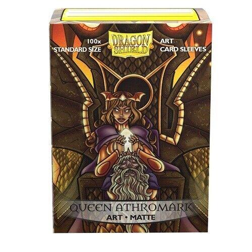 Dragon Shield 100 Standard Size Art Card Sleeves Queen Athromark  Matte