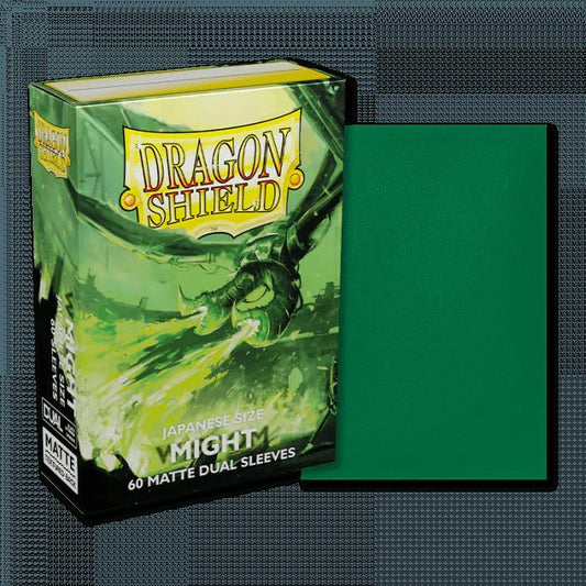 60 Small Dragon Shield Sleeves - Matte Dual Might