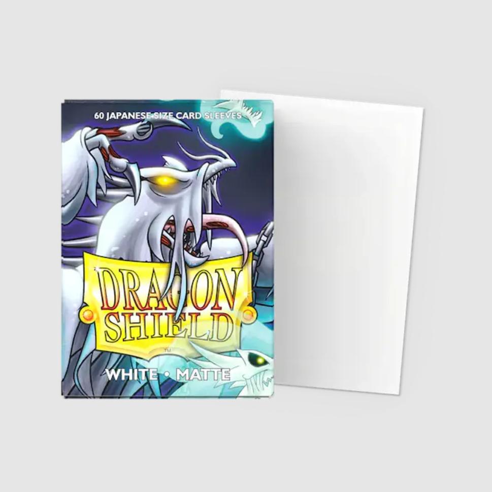 Dragon Shield 60 Japanese Size Card Sleeves White Matte