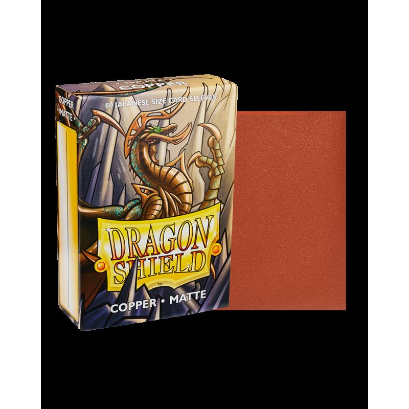 Dragon Shield 60 Japanese Size Card Sleeves Copper Matte