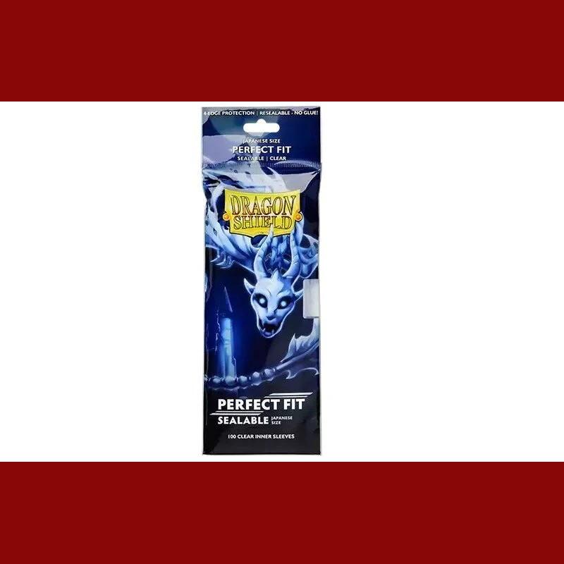 Dragon Shield Perfect Fit Sealable Japanese Size 100 Clear Inner Sleeves