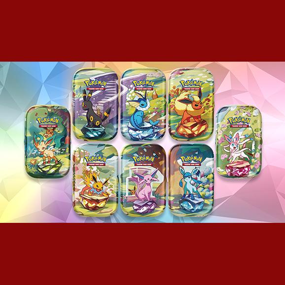 Pokemon Prismatic Evolutions Mini Tin
