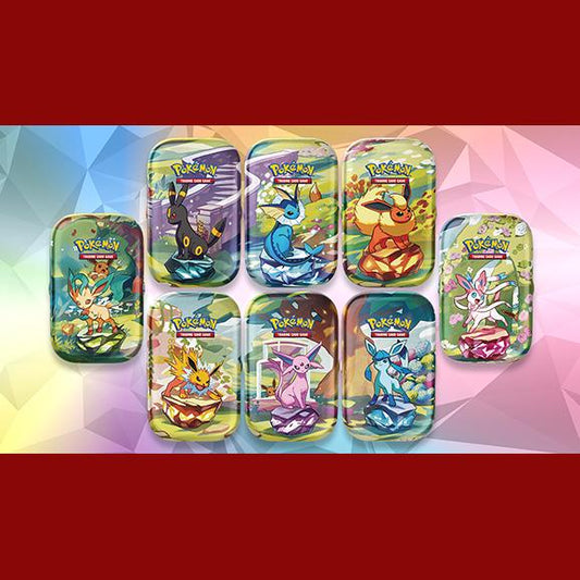 Pokemon Prismatic Evolutions Mini Tin