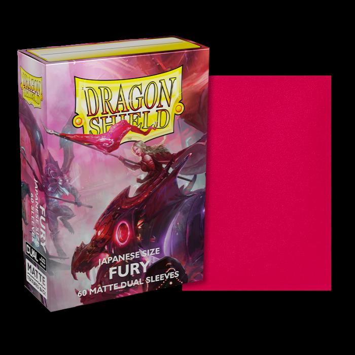 60 Small Dragon Shield Sleeves - Matte Dual Fury