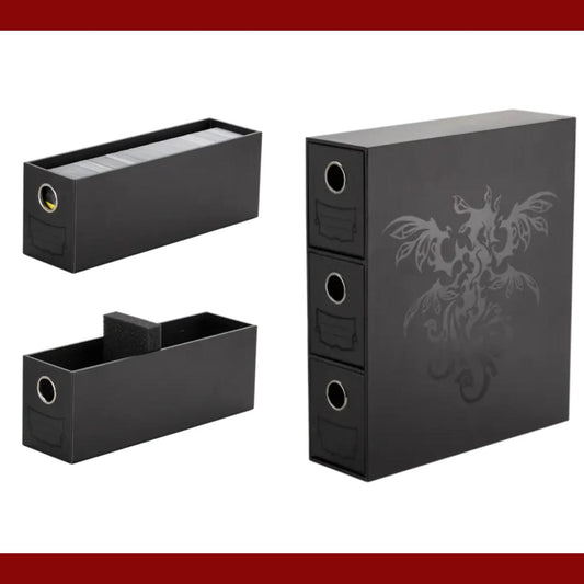 Dragon Shield Fortress Card Drawers (Black)