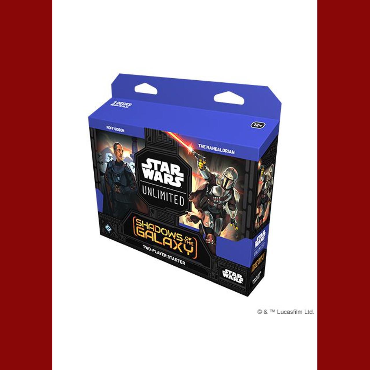 StarWars Unlimited Shadows of the Galaxy Two Player Starter Deck