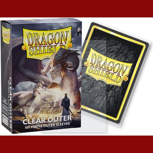 100 Dragon Shield Outer Sleeves - Matte Clear