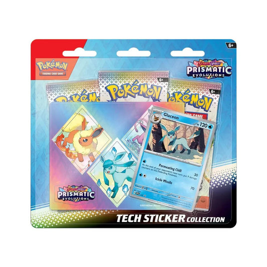 Prismatic Evolutions: Glaceon Tech Sticker Collection