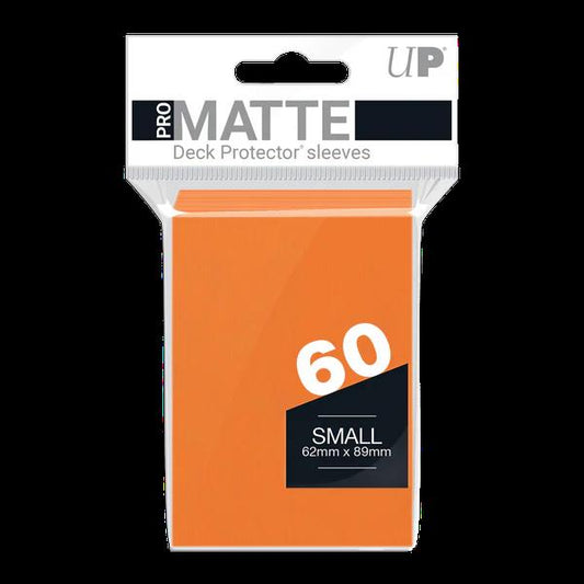 Ultra Pro Matte 60 Small Sleeves: Orange