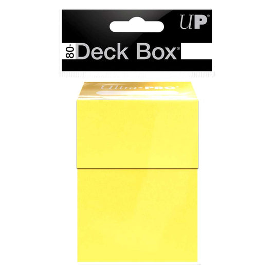 Ultra Pro Solid Yellow Deck Box (V.2)