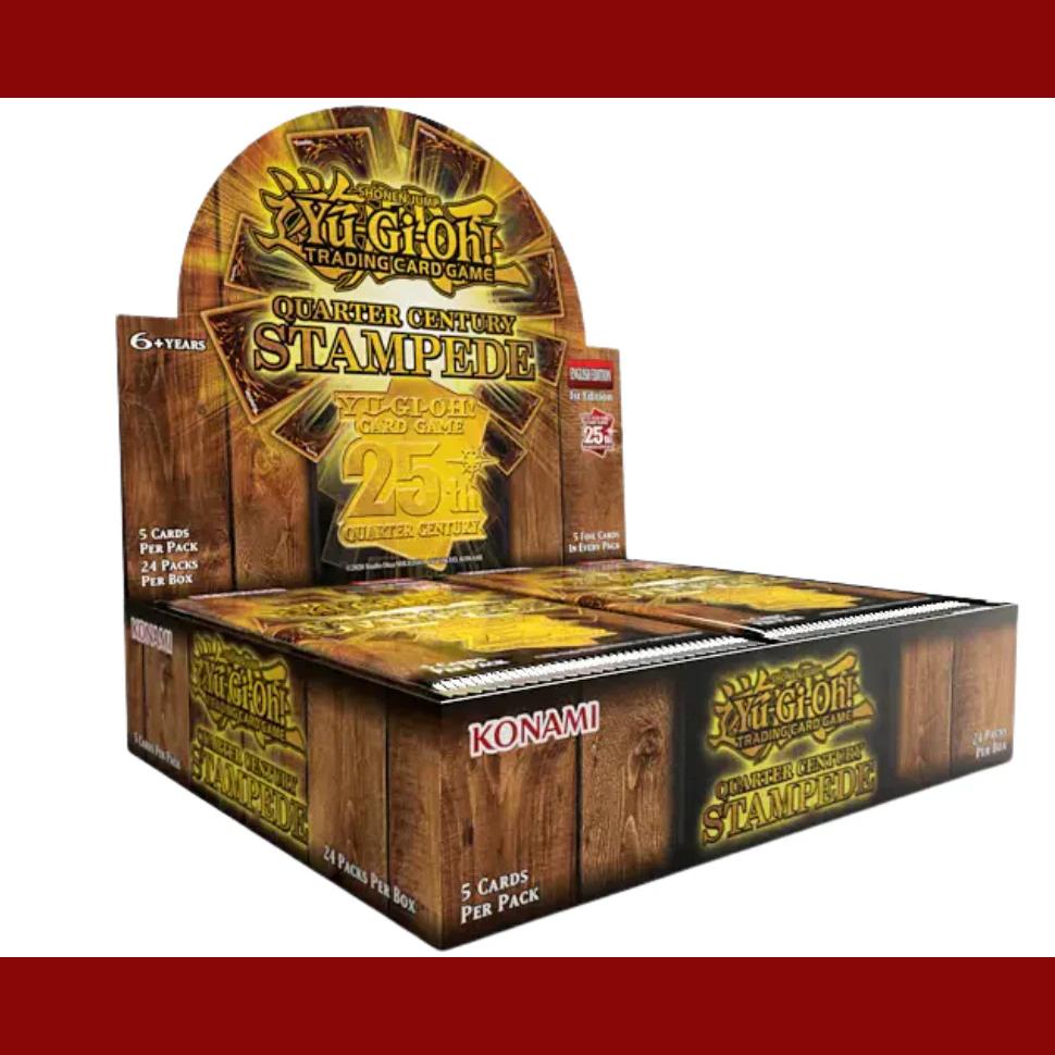 Yu-Gi-Oh Quarter Century Stampede Booster Box Yuranka games Yu-Gi-Oh Quarter Century Stampede Booster Box Yuranka games