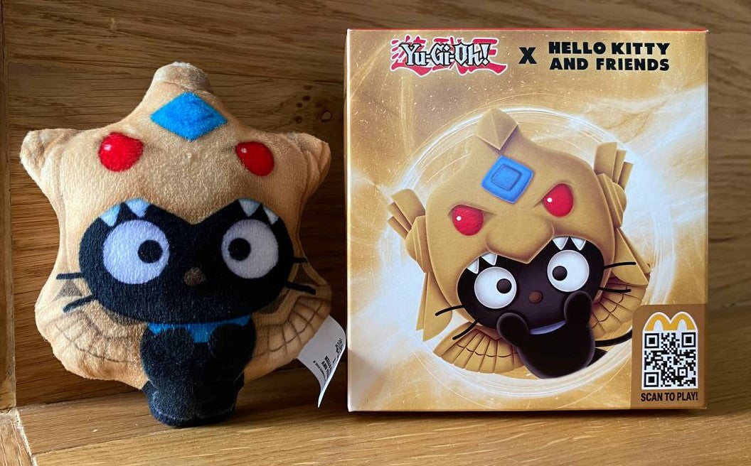 Yu-Gi-Oh x Hello Kitty and Friends The Winged Dragon of Ra Chococat Pocket Doll