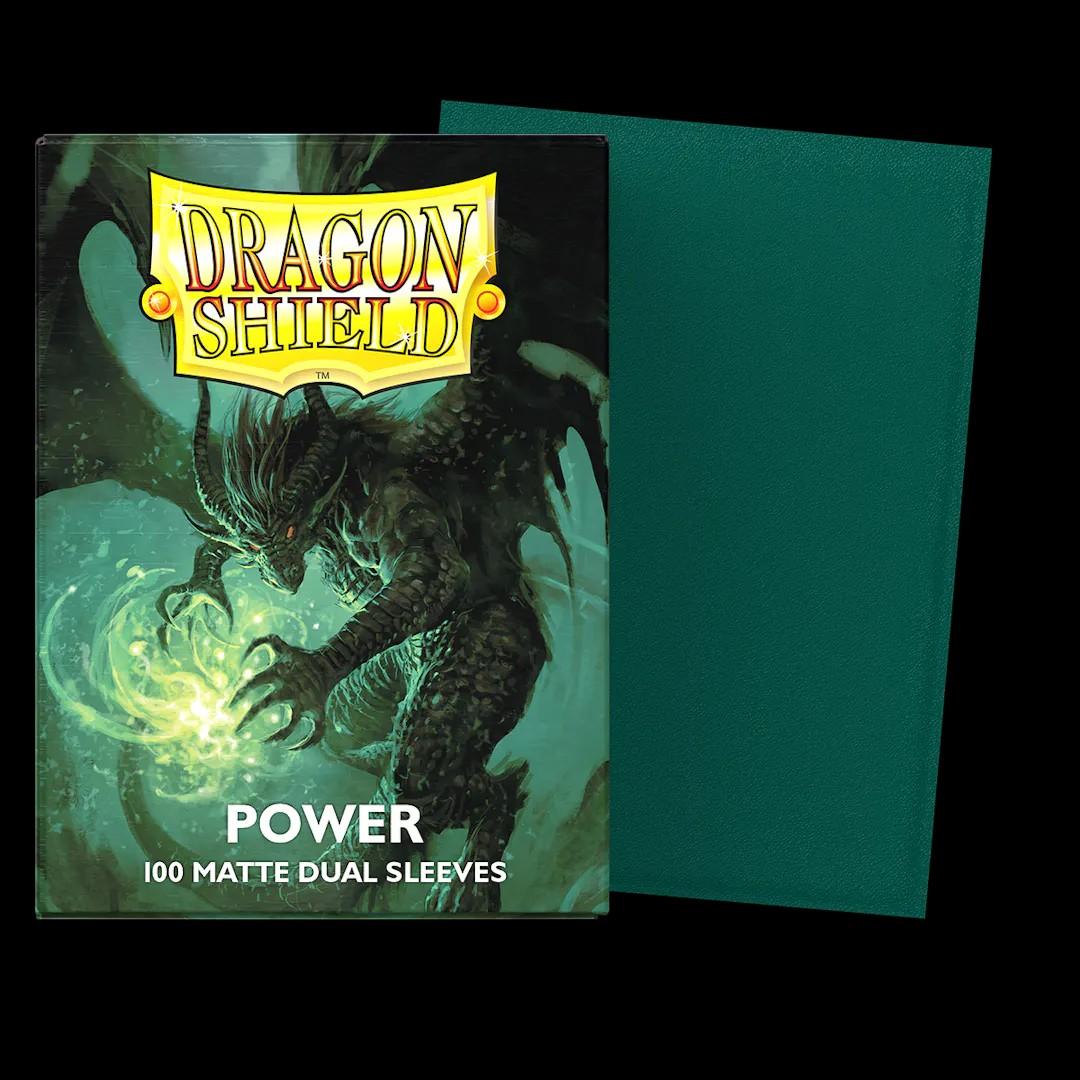 Dragon Shield 100 Matte Dual Card Sleeves Power