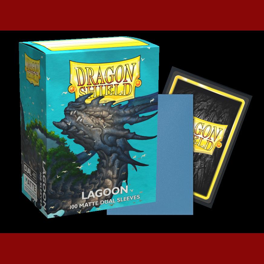 100 Dragon Shield Sleeves - Matte Dual Lagoon
