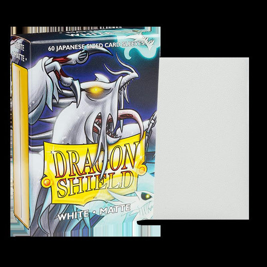 Dragon Shield 60 Japanese Size Card Sleeves White Matte