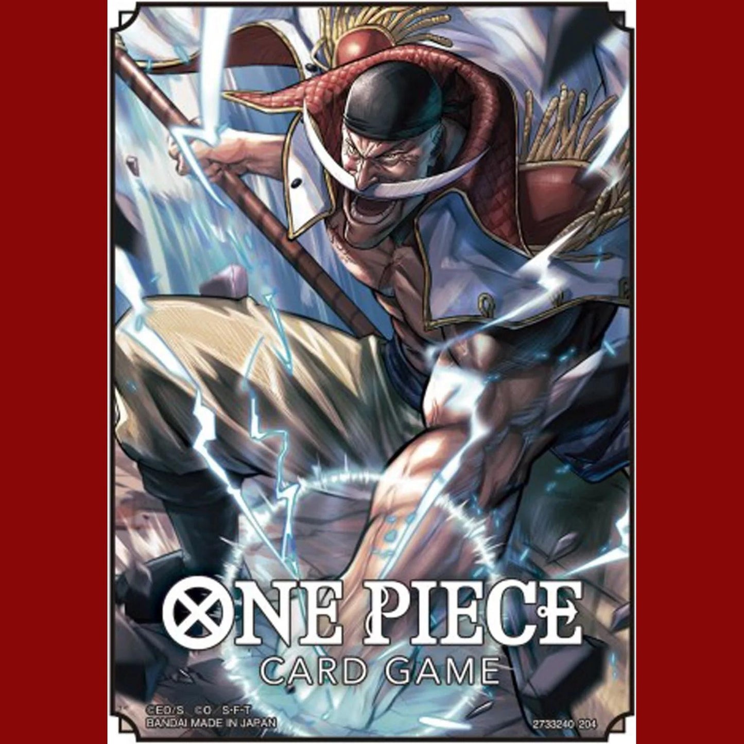 One Piece Card Game Official Card Sleeves 7 Edward Newgate