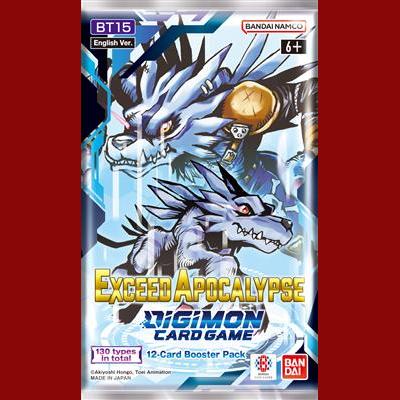 Digimon Card Game BT15 Exceed Apocalypse Booster Pack