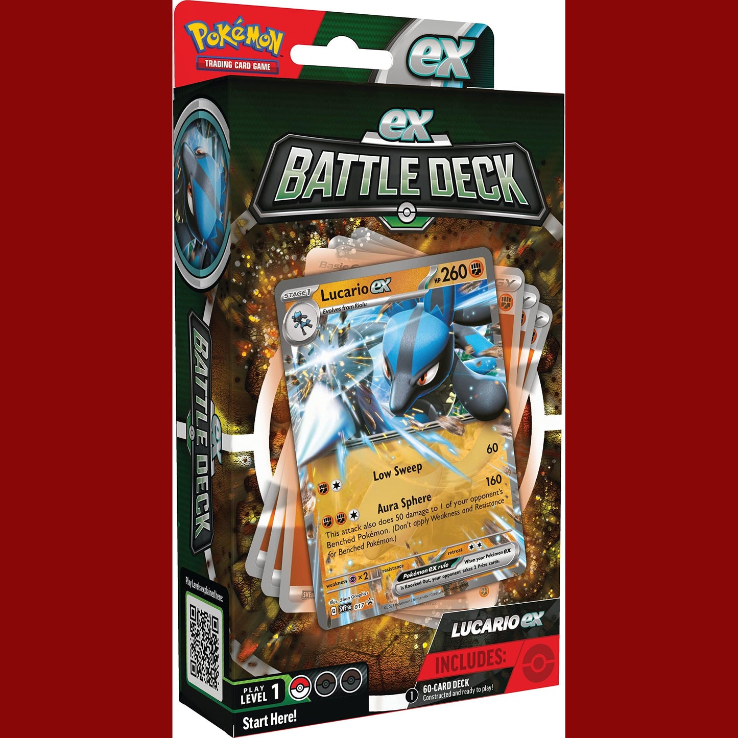 Pokemon Lucario ex Battle Deck