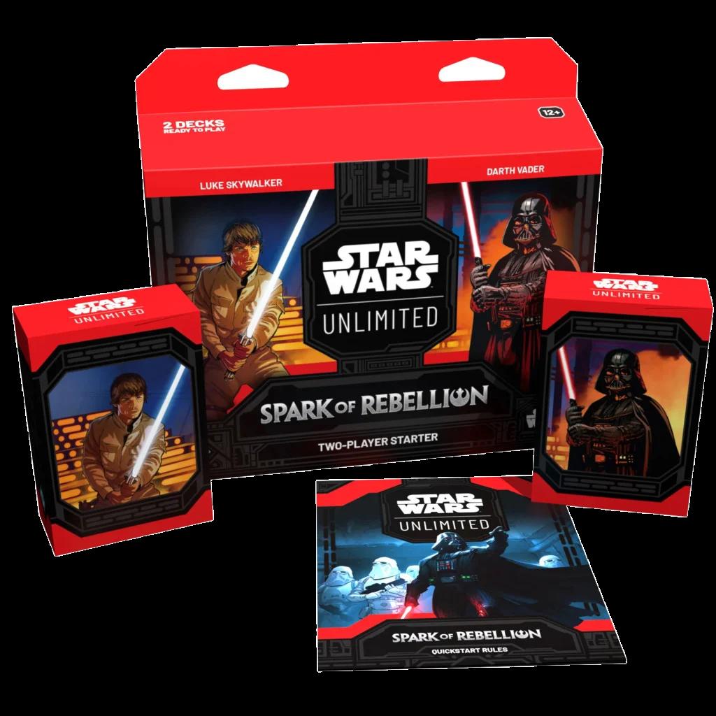 StarWars Unlimited Spark of Rebellion Two Player Starter Deck