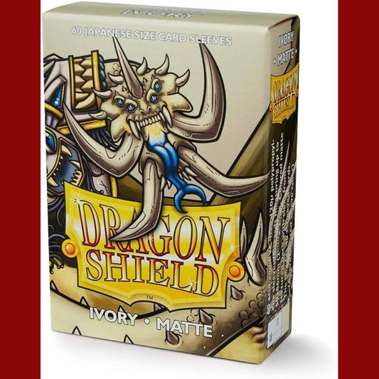Dragon Shield 60 Japanese Size Card Sleeves Ivory Matte