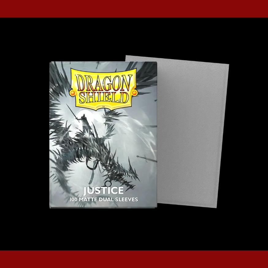 100 Dragon Shield Sleeves - Dual Matte Justice