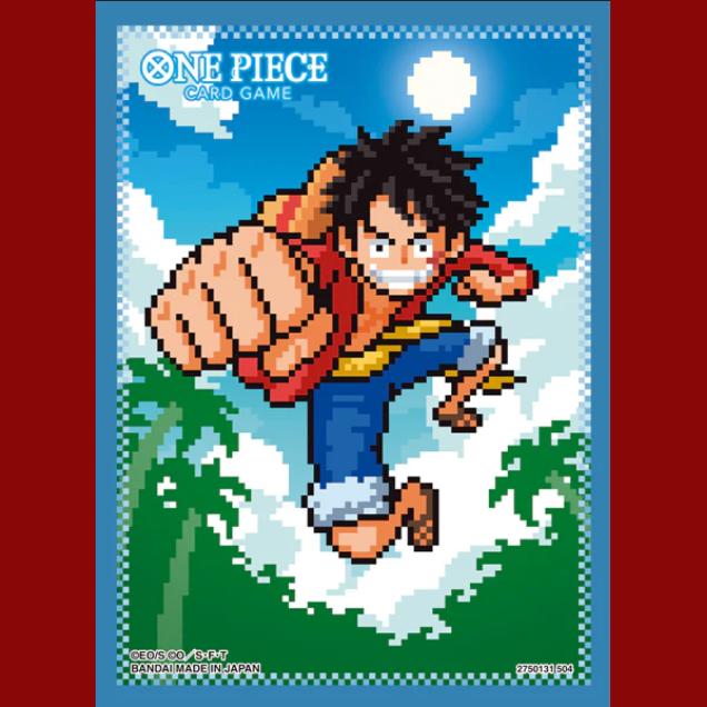 One Piece Card Game Official Card Sleeves 8 D - Monkey D. Luffy (Pixel Ver.)