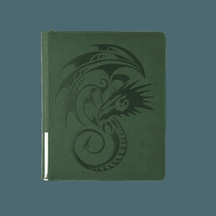 dragon shield card codex zipster binder Reg Grey Jack's On Queen a black backing and card pockets on each side of the page Dragon Shield Card Codex Zipster