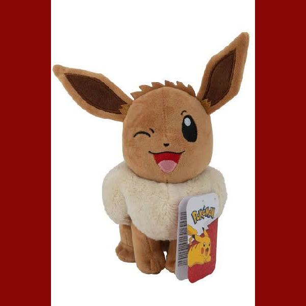 Pokémon Plush Figure Eevee Winking 20 cm