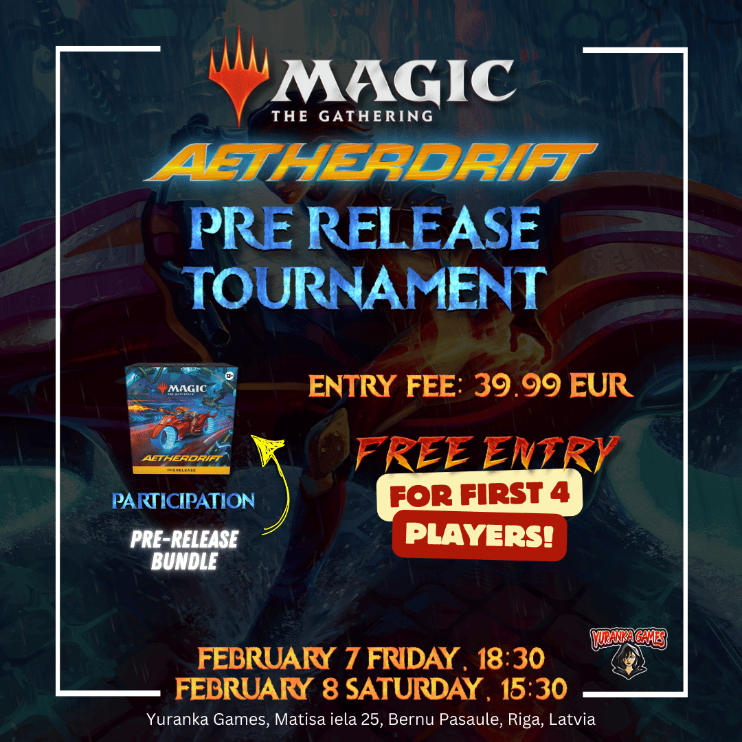 Magic: The Gathering - Aetherdrift Sealed Pre-Release Tournament