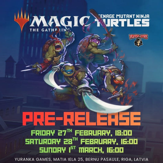 Magic: The Gathering – Teenage Mutant Ninja Turtle Pre-Release Event Saturday